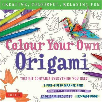 Color your own origami kit PDF
