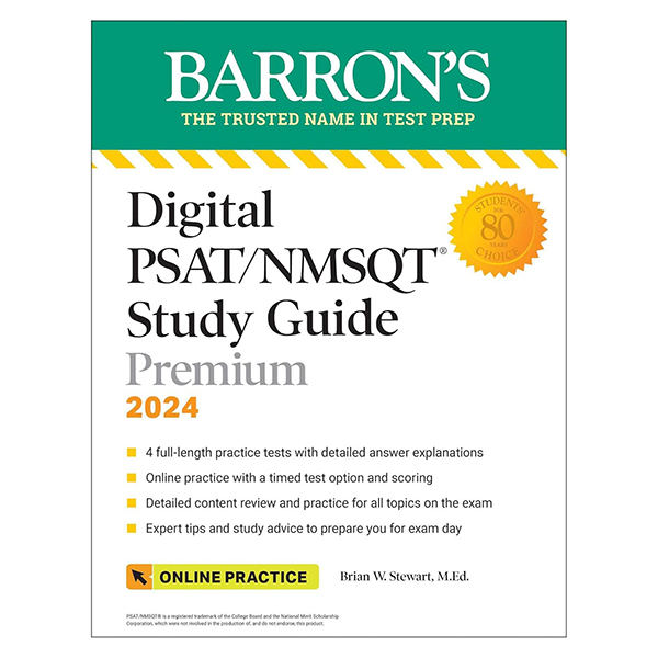 Digital PSAT/NMSQT Study Guide Premium, 2024: 4 Practice Tests Comprehensive Review Online Practice (Barron's Test Prep) PDF Digital PSAT/NMSQT Study Guide Premium, 2024: 4 Practice Tests Comprehensive Review Online Practice (Barron's Test Prep) PDF